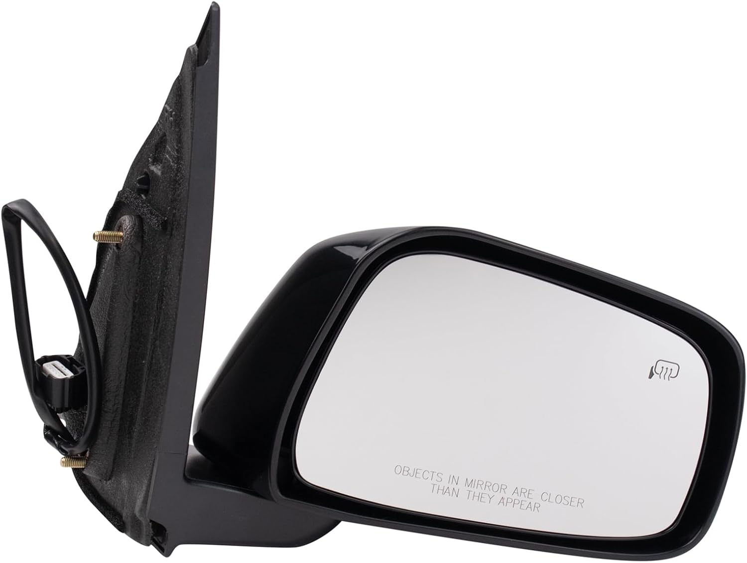 TRQ Passenger Side Mirror Assembly Power Heated Foldaway Paint to Match Compatible with 2005-2010 Nissan Pathfinder SE