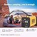 Portable outdoor large-capacity mobile power bank small household generator equipped with pure sine wave 110V/220 AC power socket suitable for outdoor camping and power outage emergency(Yellow 300W/10