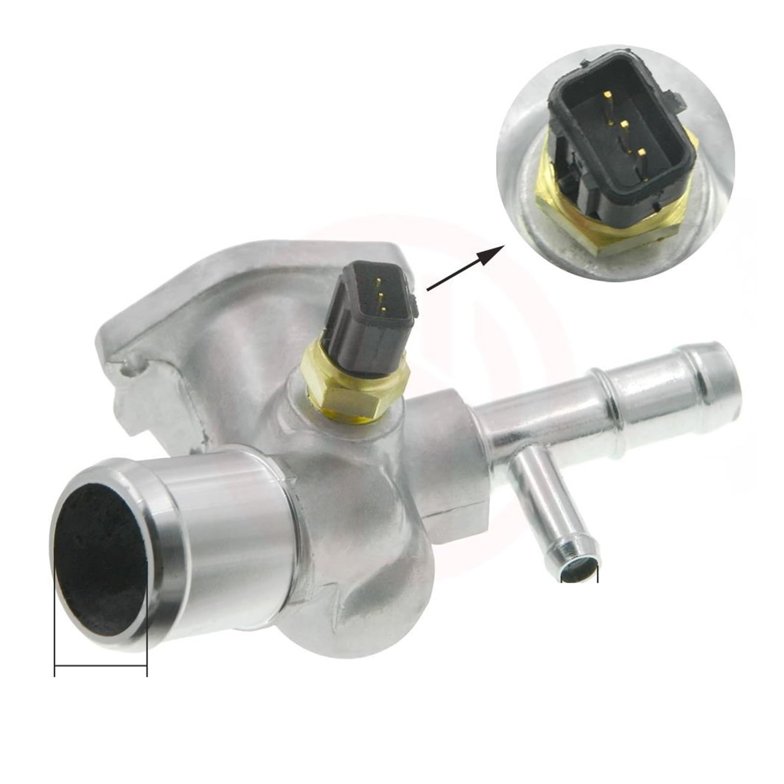 OEM 25620-2B003,25600-2B003 Nouveau boîtier de thermostat adapté for Hyundai Fit for Accent Fit for Avante Fit for Elantra Fit for Solaris I20 I30 Fit for Kia Fit for Rio Fit for Soul