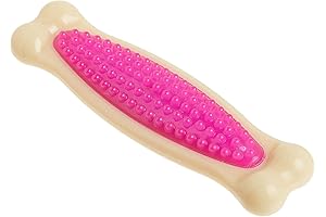 Hartz Chew 'n Clean Tuff Bone Bacon Scented Dental Dog Chew Toy...