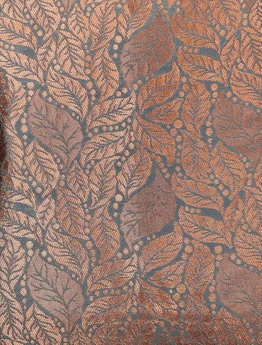 Image of Women Banarsi Silk Unstitched Suit Piece Dress Material | Unstitched Salwar Suit Dress Fabric for Women with Zari Dupatta Set (Suit-2M, Salwar-2M, Dupatta-2.25M) - Grey