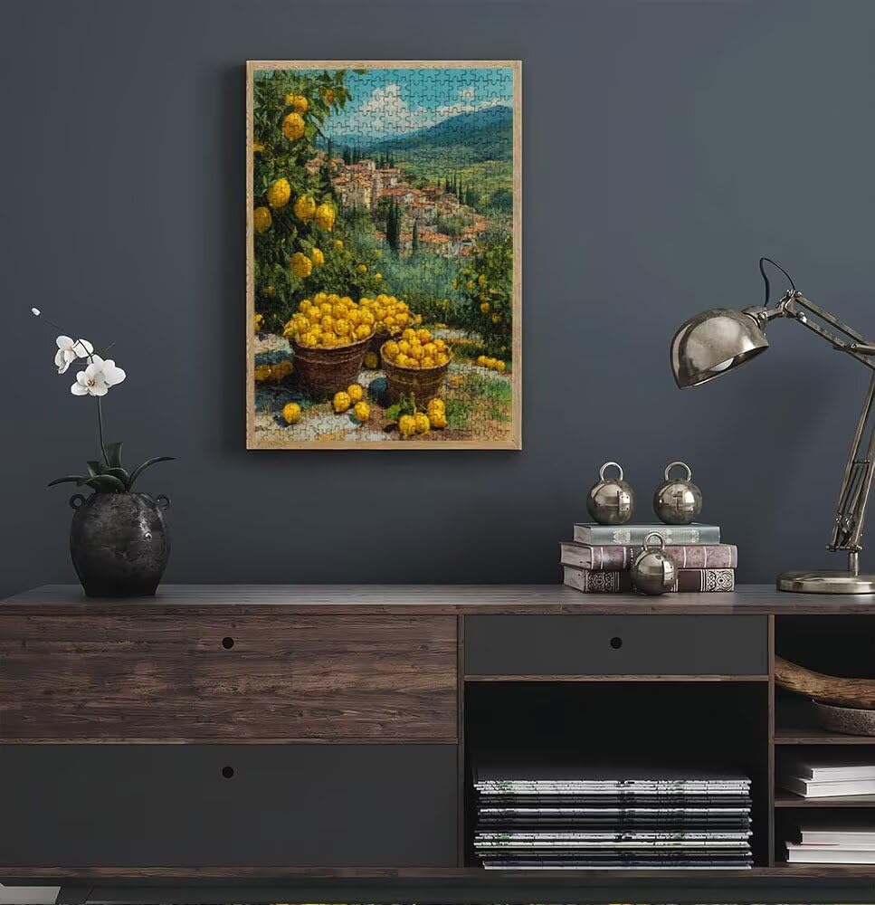 Jesienne Zbiory Cytryny, Klasyczne Puzzle 5000 Sztuk Dorosłych BLQSBGA7-350 | Wyzwanie Zagadki, Gry Logiczne Cała Rodzina, Stres, Wystrój Domu Miłośnicy Puzzle