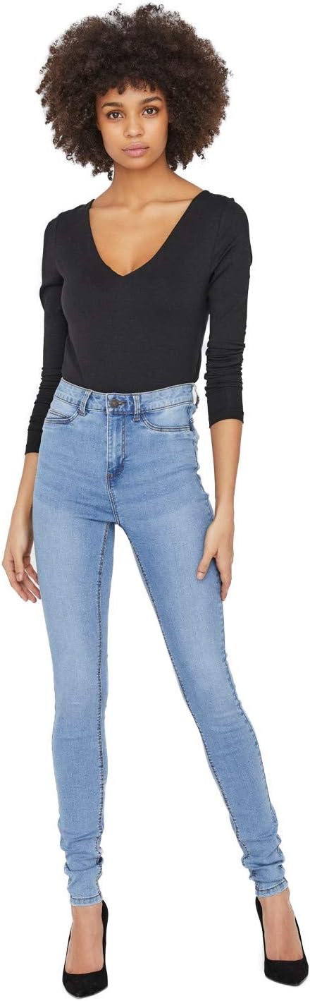 Noisy MayNOS DE womens NMCALLIE HW SKINNY JEANS VI059LB NOOS Skinny Jeans