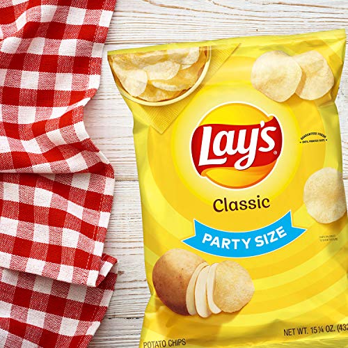 Lay's Classic Potato Chips, Party Size! (15.25 Ounce) #TOP2