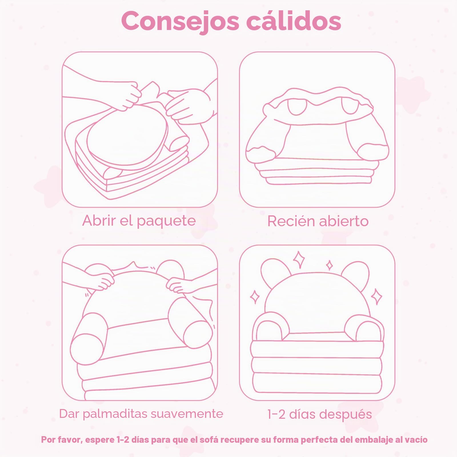 decalsweet Sofá Plegable de Felpa para Niños con Respaldo Sillón 2 en 1, Cómoda Ligero Estable Sillón Infantil con Cremallera, Sofá Cama para Bebé para Dormitorio Sala de Juegos, Mini Sofa (Unicornio)