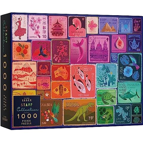 Elena Essex 1000 Piece Stamp Collection Puzzle Cover