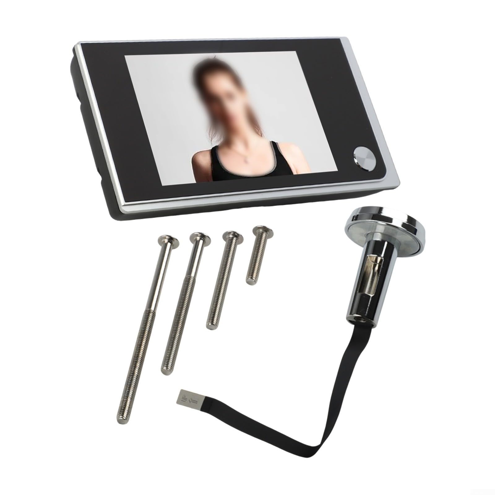Per Spioncino digitale con schermo LCD da 3,5 pollici, telecamera di sicurezza HD 720p, grandangolare a 120° (sku)