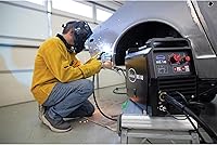 Vista 4 de Eastwood Máquina de soldadura MIG de 140 amperios y 120V para soldadura de chapa metálica y acero fino Máquina de soldadura portátil con regulador