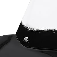 Vista 9 de Carenado universal, alas de murciélago, con parabrisas polarizado, para motocicleta grande Cruiser.