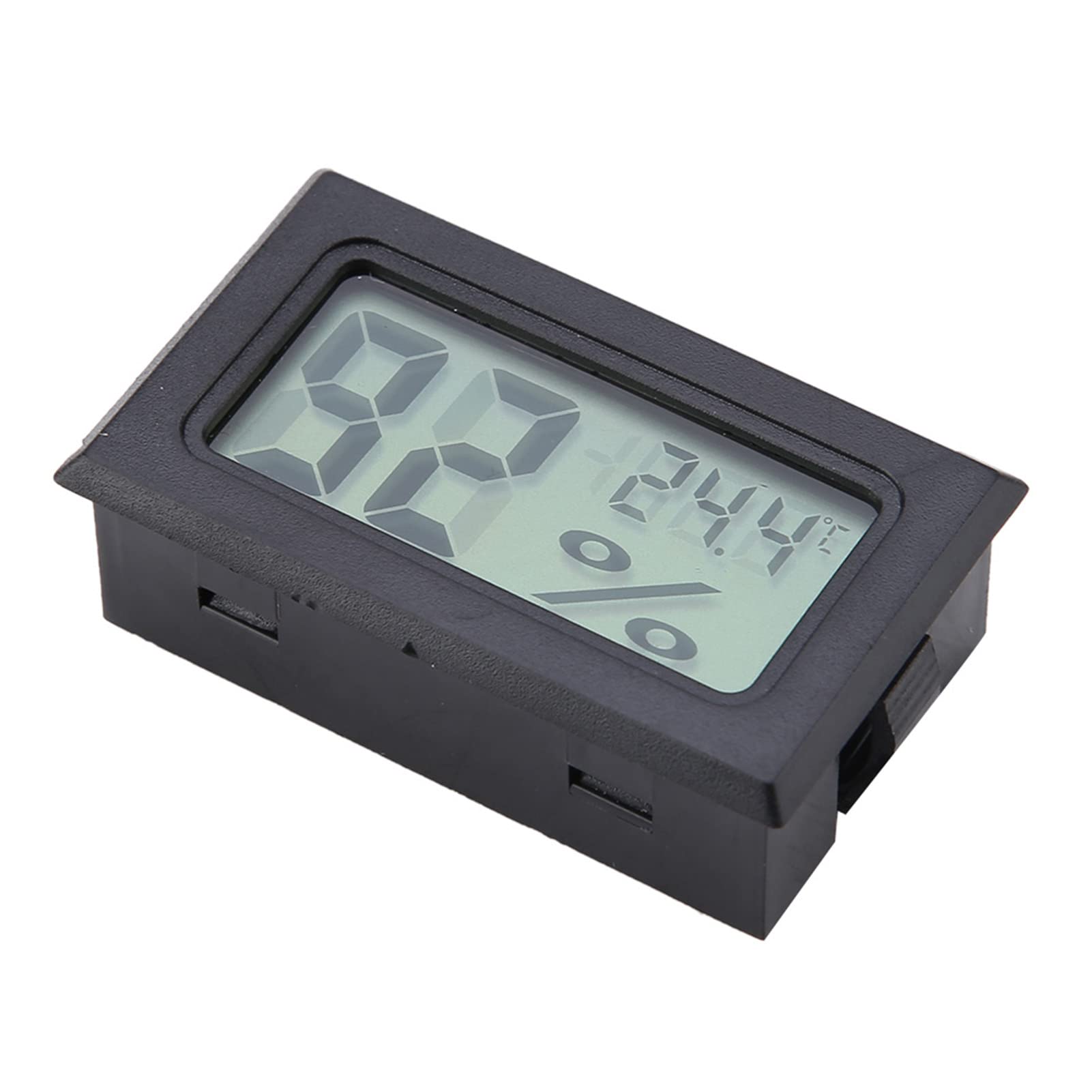Humidity LCD Display Humidity Monitor, Hygrometer, Thermometer, Home for Reptile for Greenhouse Office