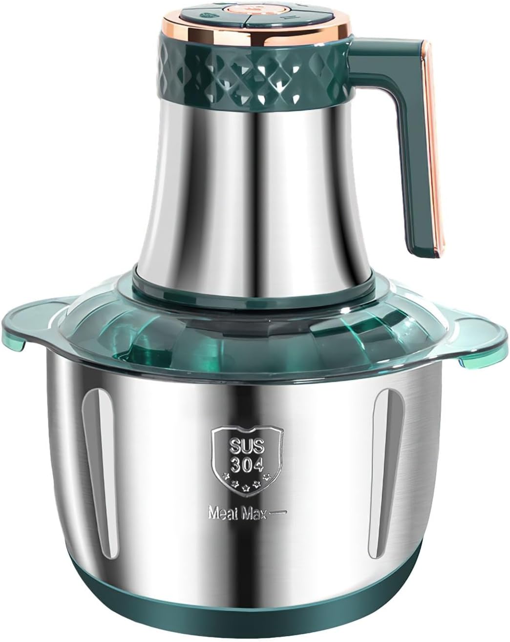 Elektrischer Zerkleinerer 500W 5L - Multizerkleinerer Mit 6 Edelstahlklingen