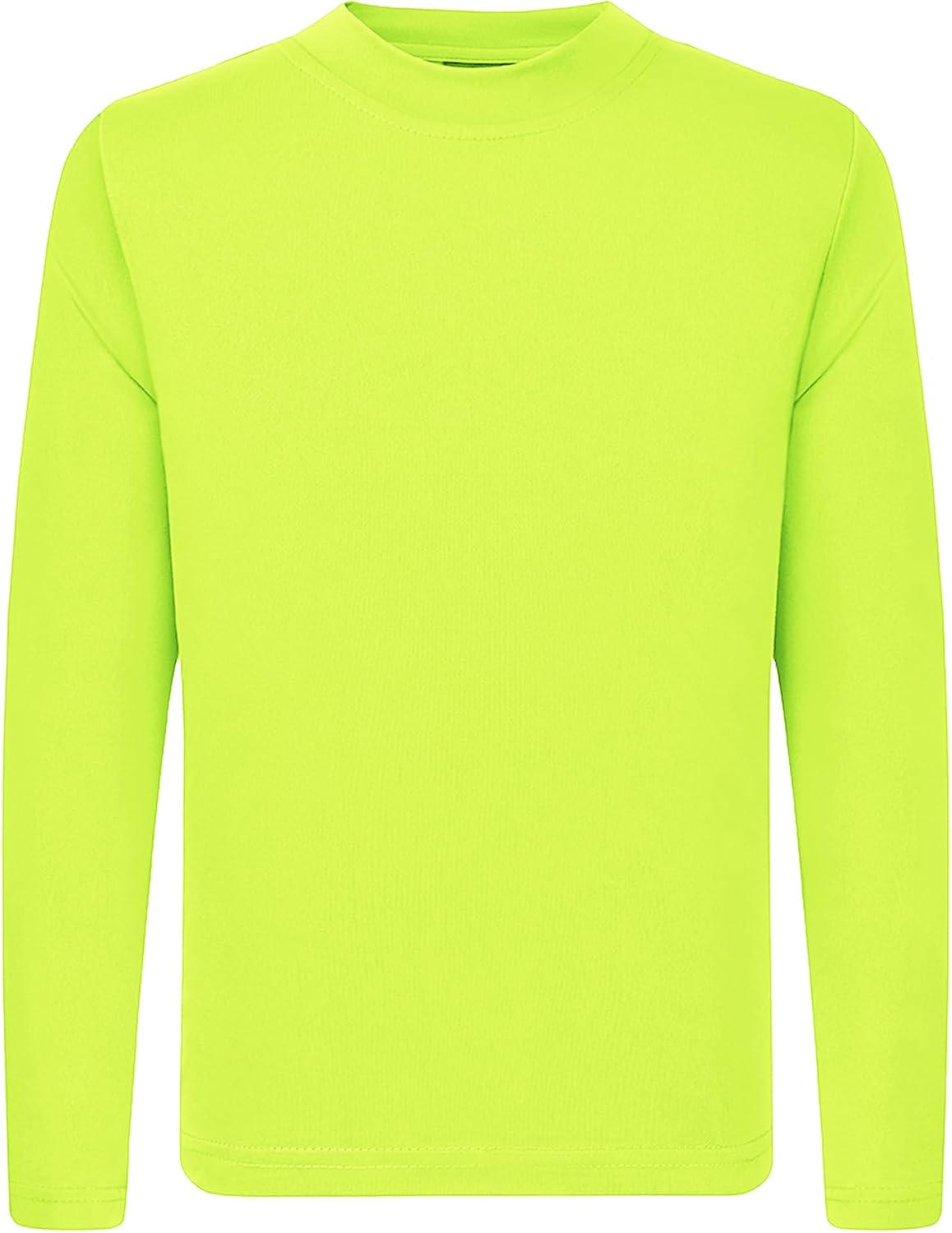 4T to Youth Neon Shirt Kids Rash Guard UPF 50+ Dry Fit Athletic Long Sleeve T Shirts for Boys Girls Sports Undershirt