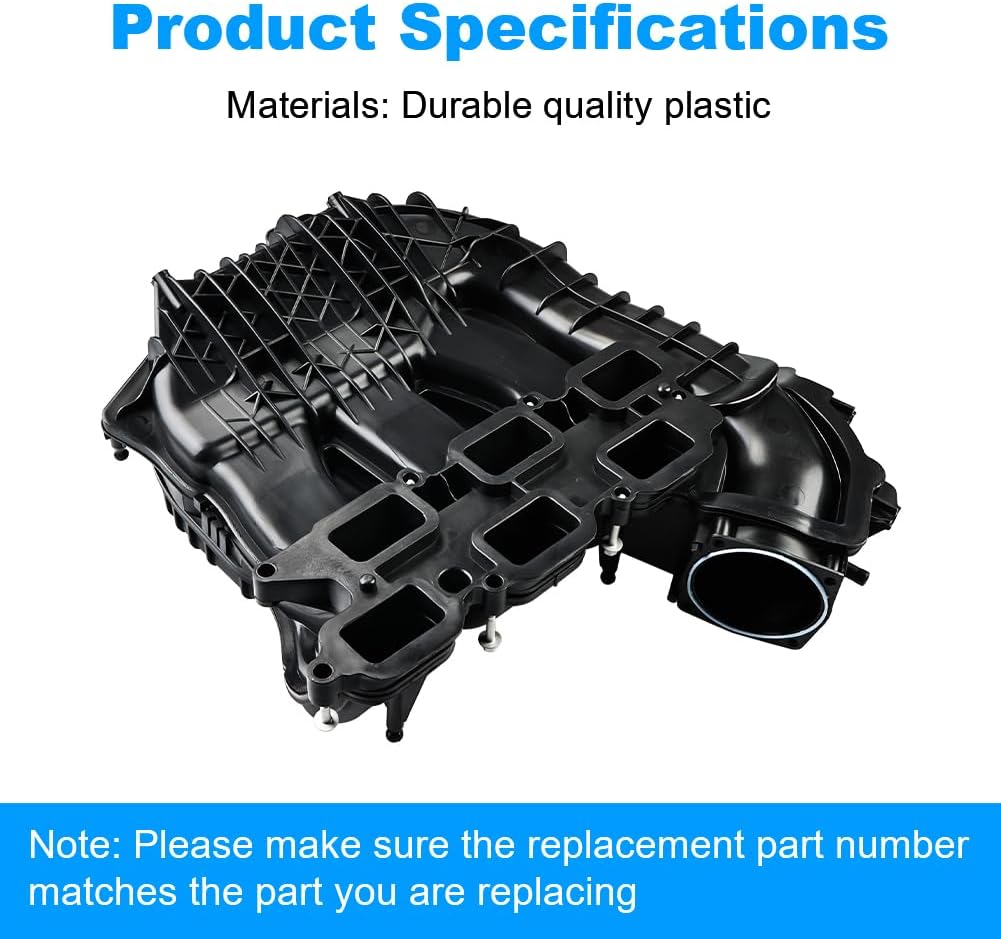 Intake Manifold Compatible with 2011-2020 Jeep Grand Cherokee, Chrysler 200 300 Town & Country, Dodge Journey Challenger Avenger Charger Durango Grand Replacement for 05184693AE 68621090AA
