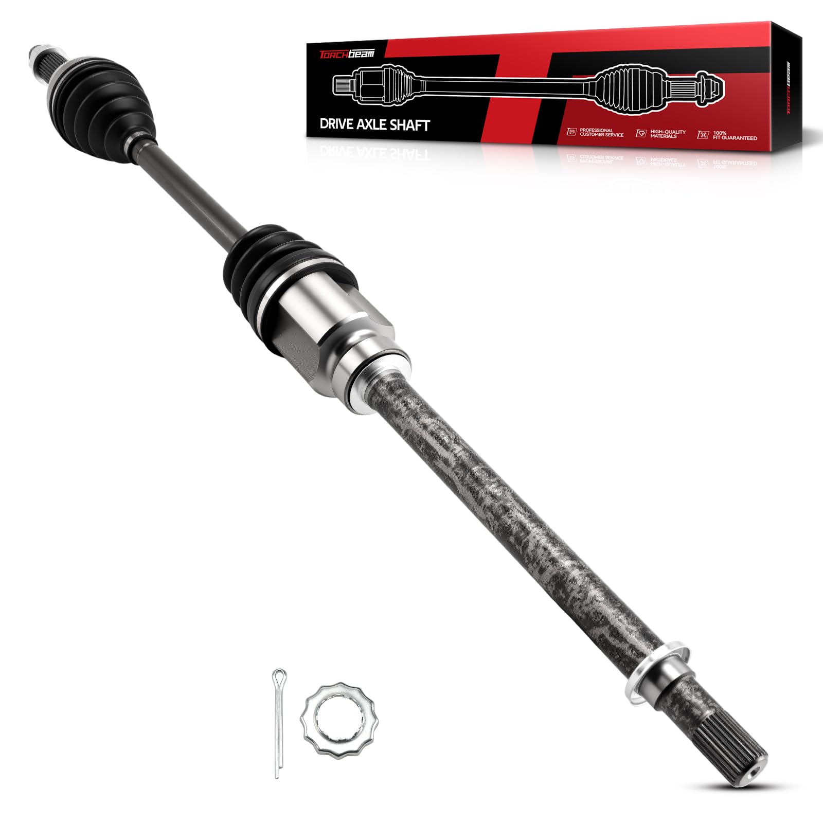 Torchbeam CV Axle Shaft Assembly Compatible with 2013-2018 Altima, Front Right CV Axle 66-6431