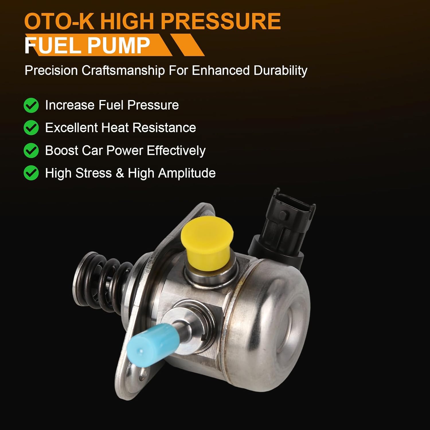 OTO-K High Pressure Fuel Pump Compatible with Hyundai Sonata Accent Tucson,Kia Optima Forte5 Rio 2015-2018 1.6L,Replaces#353202B220 GDP404