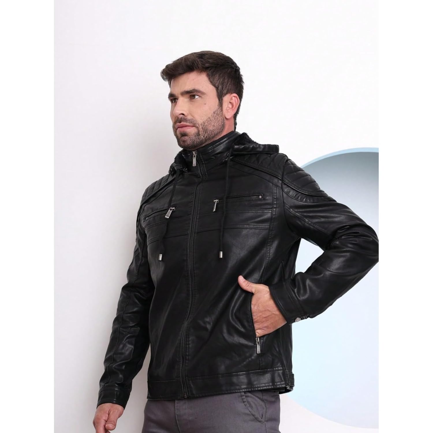 Jaqueta Couro Masculina Vukkin Forrada Peluciada em promoção! Veja a oferta e mais achadinhos de Jaquetas & Casacos 7 Hoje é o melhor dia para comprar Jaqueta Couro Masculina Vukkin Forrada Peluciada com aquele preço maroto! Promoção! Aproveite a oferta! 7