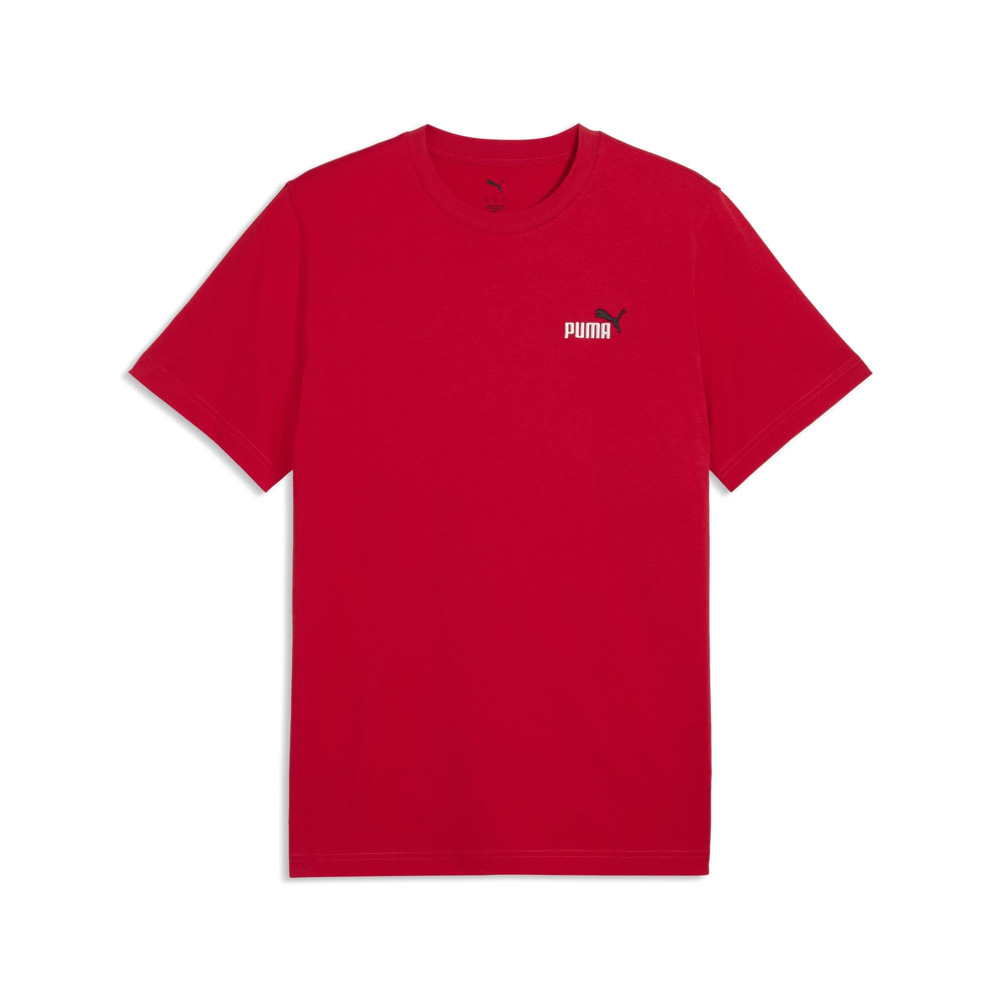 Puma Unisex 2 Color Small No. 1 Logo Tees, for All Time Red, XL EU