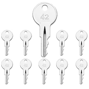 عربة غولف قياسية عالمية للمبتدئين EZGO ، 10 عبوات EZGO Golf Carts Key Fits معظم EZGO 1982-up Gas or Electric Vehicles يحل محل OEM 17063-G1
