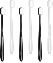 Molain Moain Extra Soft Manual Toothbrush, 6 Pieces Soft Bristle Toothbrush Ultra Soft Toothbrush For Adults,Assorted