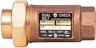 Watts 072204 Series LF7RU2-2 Dual Check Valve Backflow Preventer - 3/4"