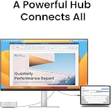 BenQ MA270UP monitor 4K 3840 x 2160 da 27 pollici per MacBook Pro/Air, alimentazione doppia USB-C, alimentazione da 90 W, corrispondenza colori Mac, hub USB, controllo luminosità e volume su Mac - 7