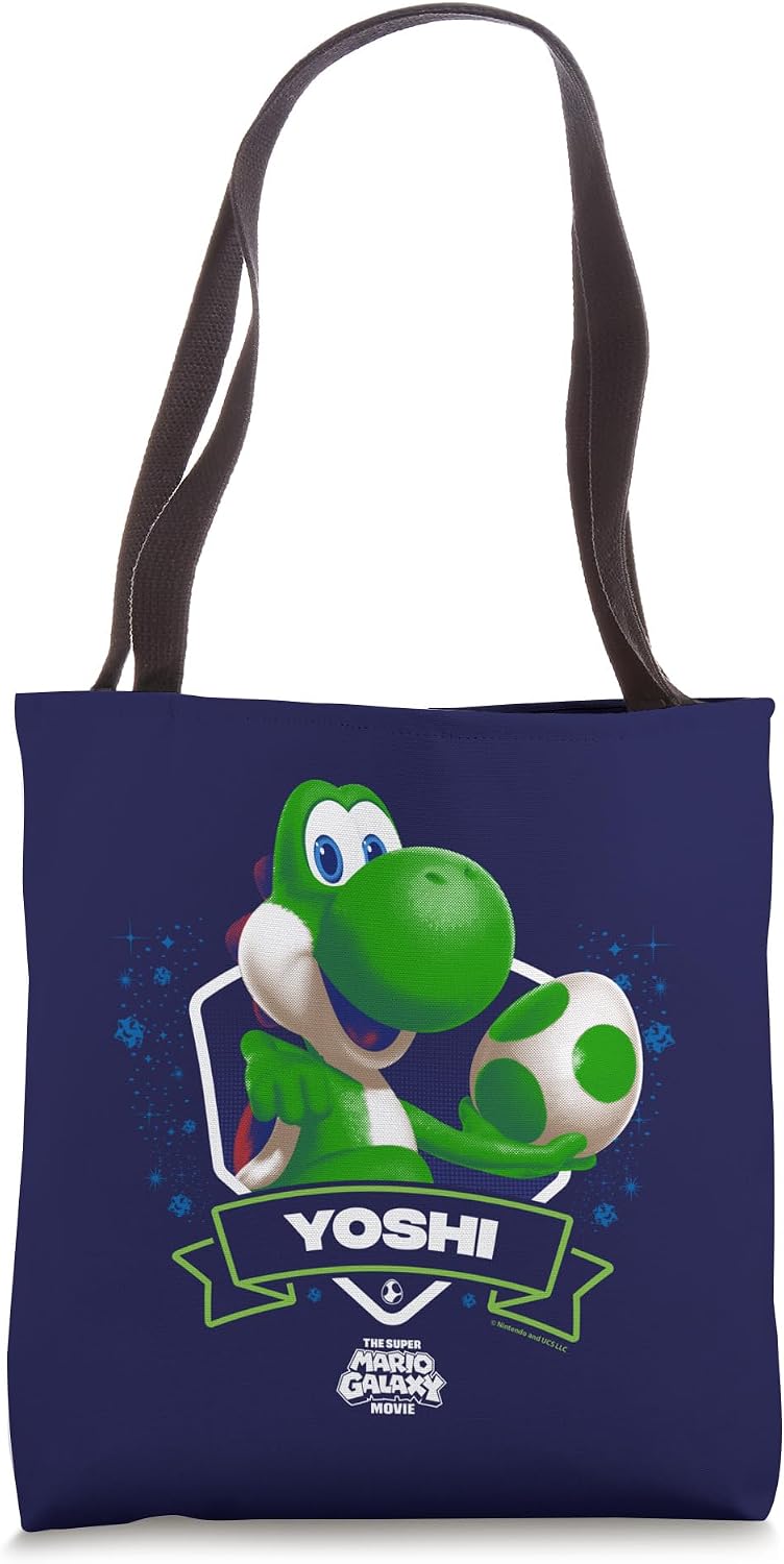 The Super Mario Galaxy Movie Yoshi Champion Tote Bag