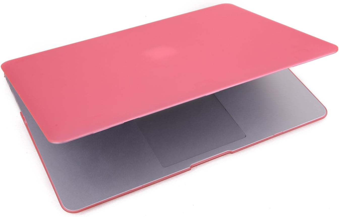HDE MacBook Air 13 inch Case - Hard Shell Cover Keyboard Skin Fits Previous Generations A1466 A1369 (2008-2017) - Pink