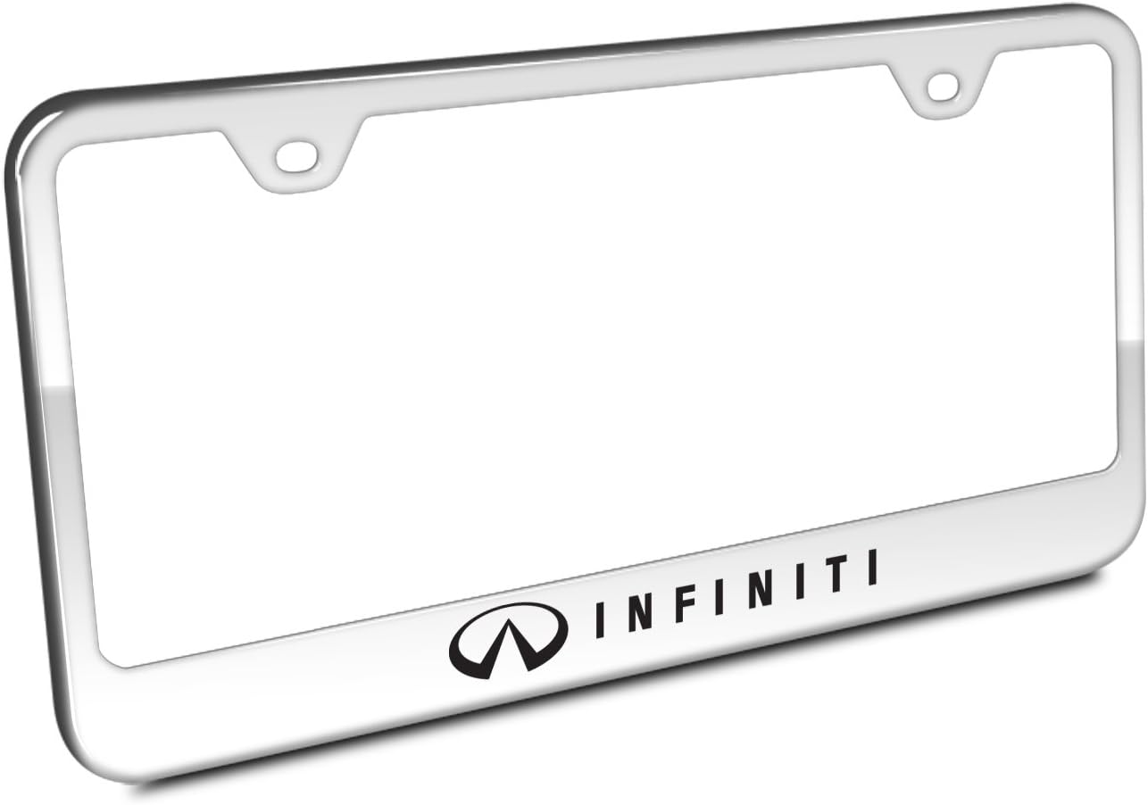 Au-Tomotive Gold Infiniti Stainless Steel Frame – Laser Etched Mirrored