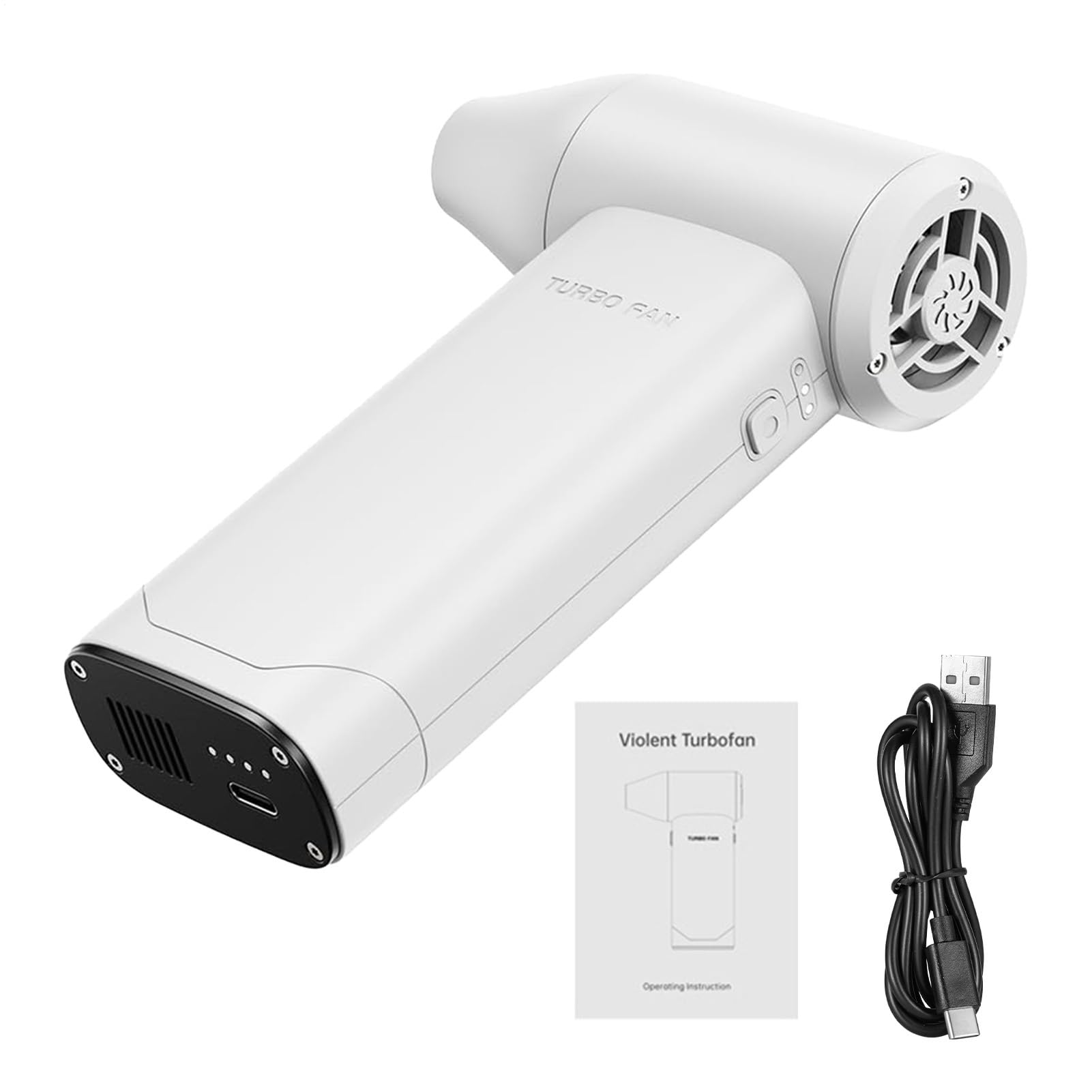 Pulitore Ad Aria Portatile Soffiatore Ricaricabile Manuale | Pulitore Elettrico ad Aria per Auto Golf Pulizia PC Computer Casa e