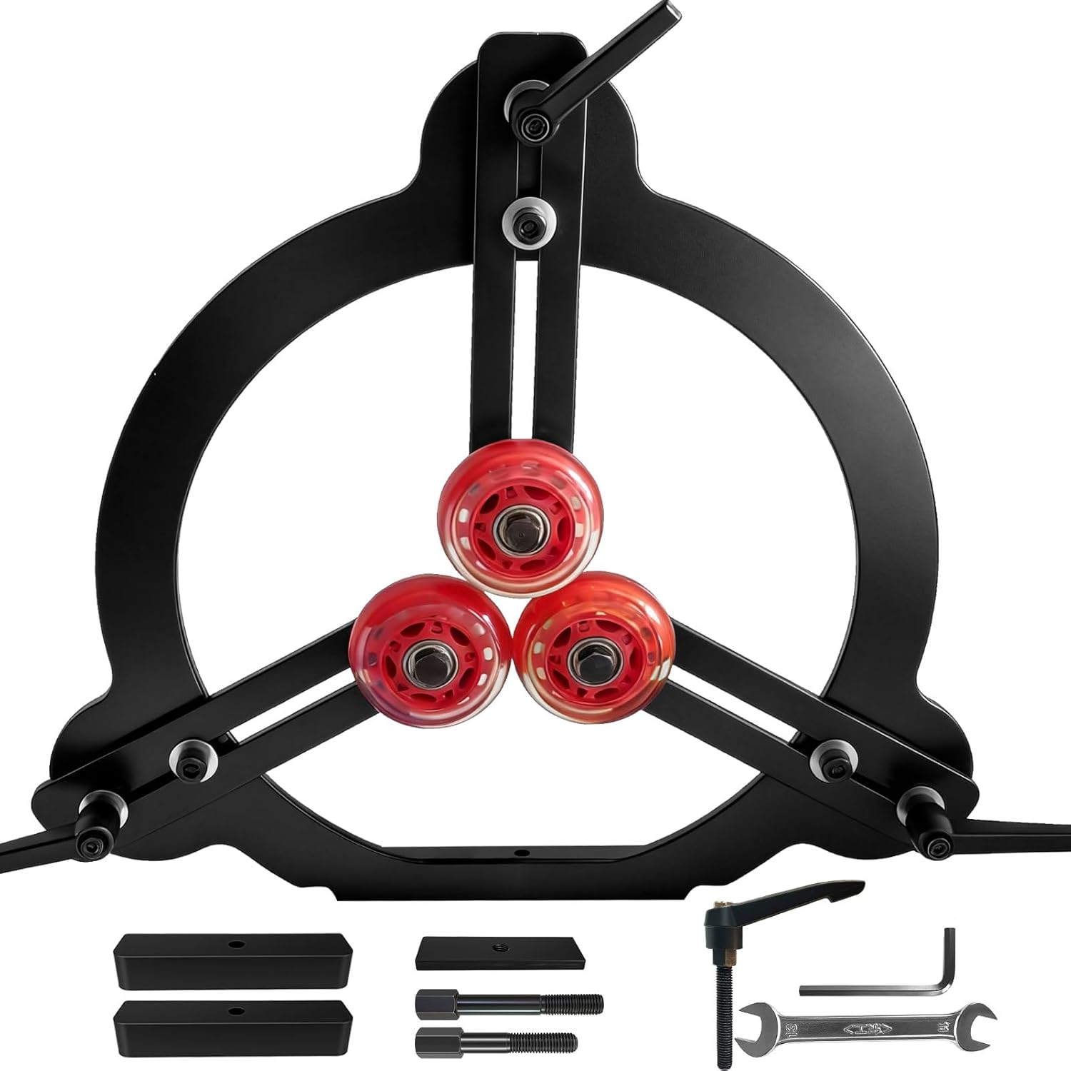 Woodturning Steady Rest for 12inch,14inch and 16inch Swing Size Lathe for Spindle Woodturning, 3-Point Adjustable Lathe Tool