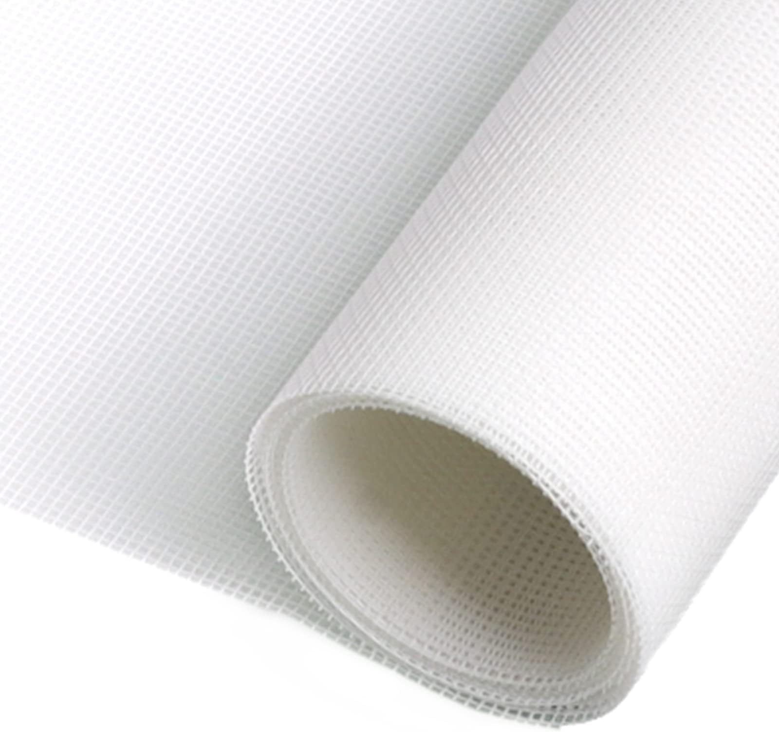 fowong Fly Screens for Windows, 120cm x 250cm Durable ‎Polyester Window Screen Mesh, Mosquito Window Nets to Keep Bugs Out, Insect Mesh Replacement, Suitable for Windows Doors or Skylights, White