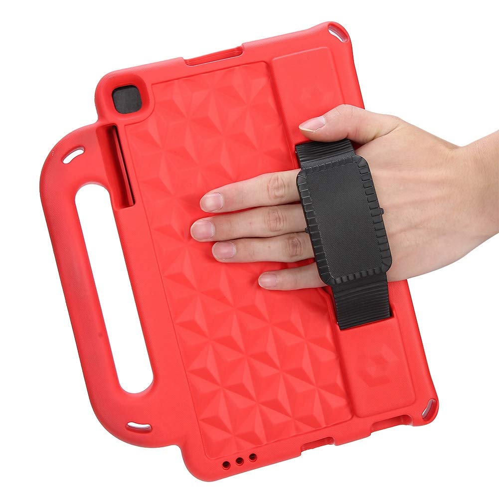 Ejoyous Custodia per Tablet Custodia Protettiva per Tablet EVA per Tab A 10.1 2019 SM T510 T515 Antiurto Supporto A 3 Strati Tracolla per Bambini Studenti Insegnanti Viaggi Lavoro (rosso)