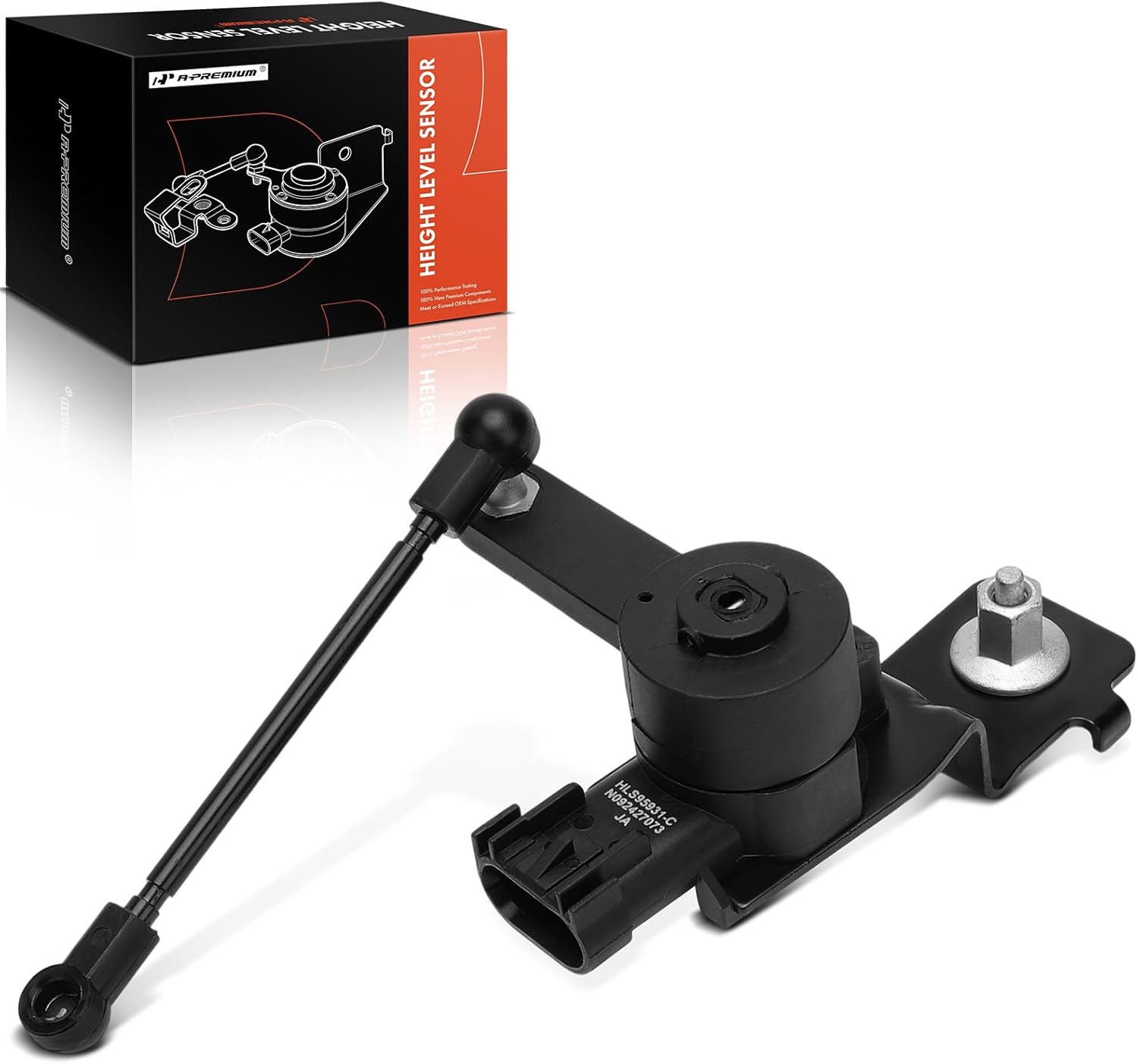 A-Premium Ride Height Level Sensor Compatible with Jeep JL Series Wrangler 2018, Rear Driver or Passenger Side