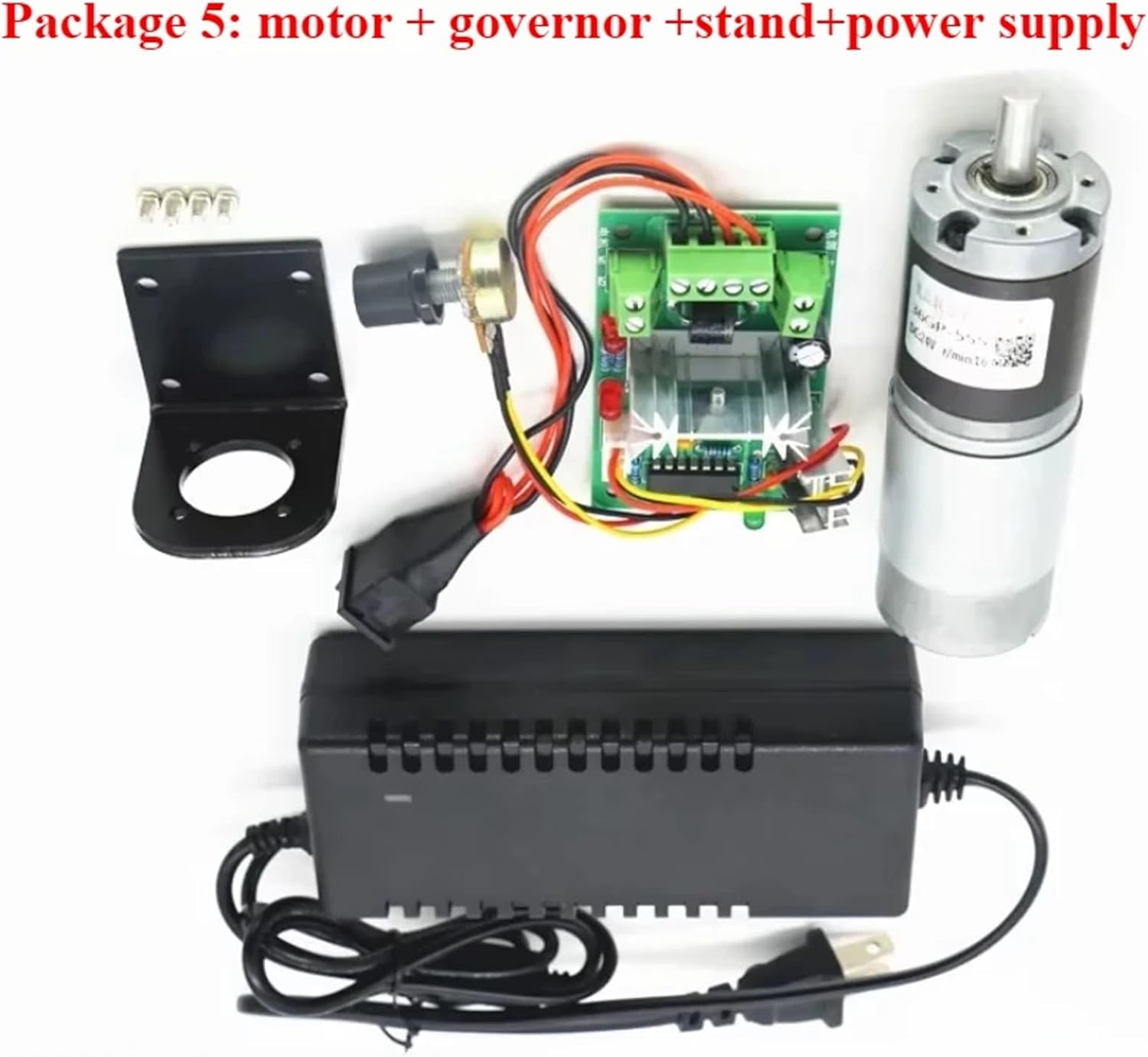 1Pcs 36-555 Planetary Gear Motor DC Reverse Rotation 12v24v Adjustable Speed High Center Shaft Motor Axle Diameter 8mm(Only The Motor,11RPM_24V)