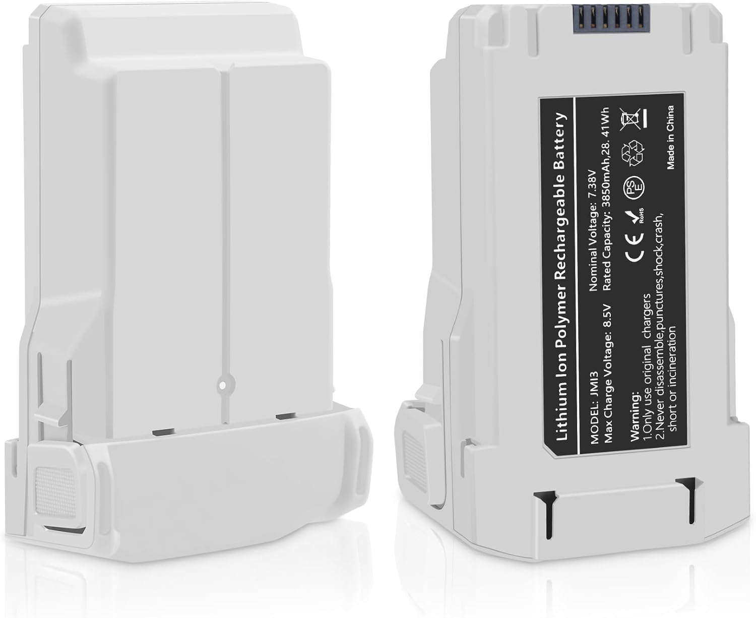 Fantasyo Mini 3 Battery Intelligent Flight Mini 4 Pro Battery 2 Packs 3850mAh Compatible with DJI Mini 3/3 Pro/4 Pro Drone