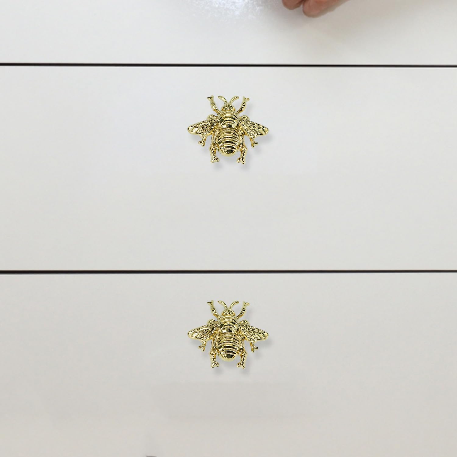 Gold Butterfly Bee Cabinet Knobs