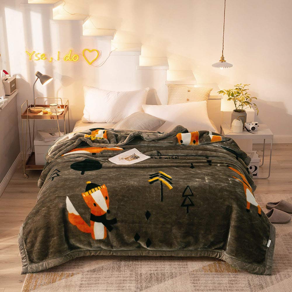 Couverture douce mignon motif renard une idée cadeau parfaite pour enfant