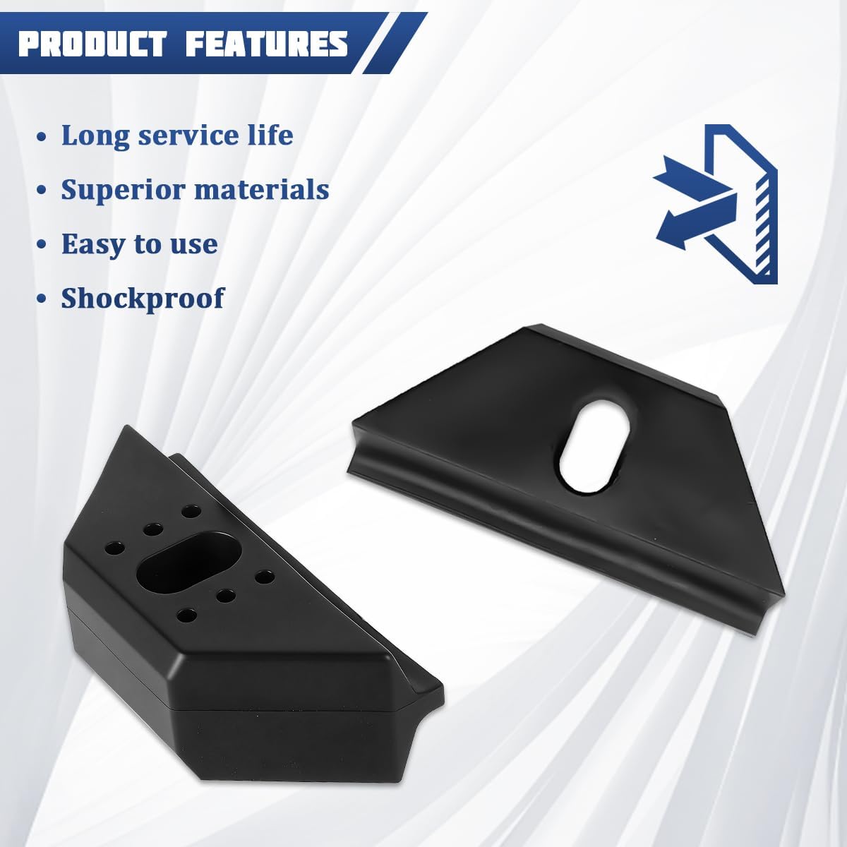 Base Clamp Car Battery Hold Down Kit, OEM#14005061 Vehicle Battery Tie Down Bracket with Stainless Steel Bolt, Automotive Replacement Accessory, Compatible with Avalanche Beretta CT6