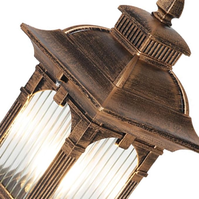 Likaixin19099 E27 Kolomlamp Outdoor IP65 Waterdichte en regenbestendige pilaarlicht Industriële stijl Super Bright Metal Post Lights Energy Saving Creative Street Lampen voor Garden Villa Courtyard Wall photo 3