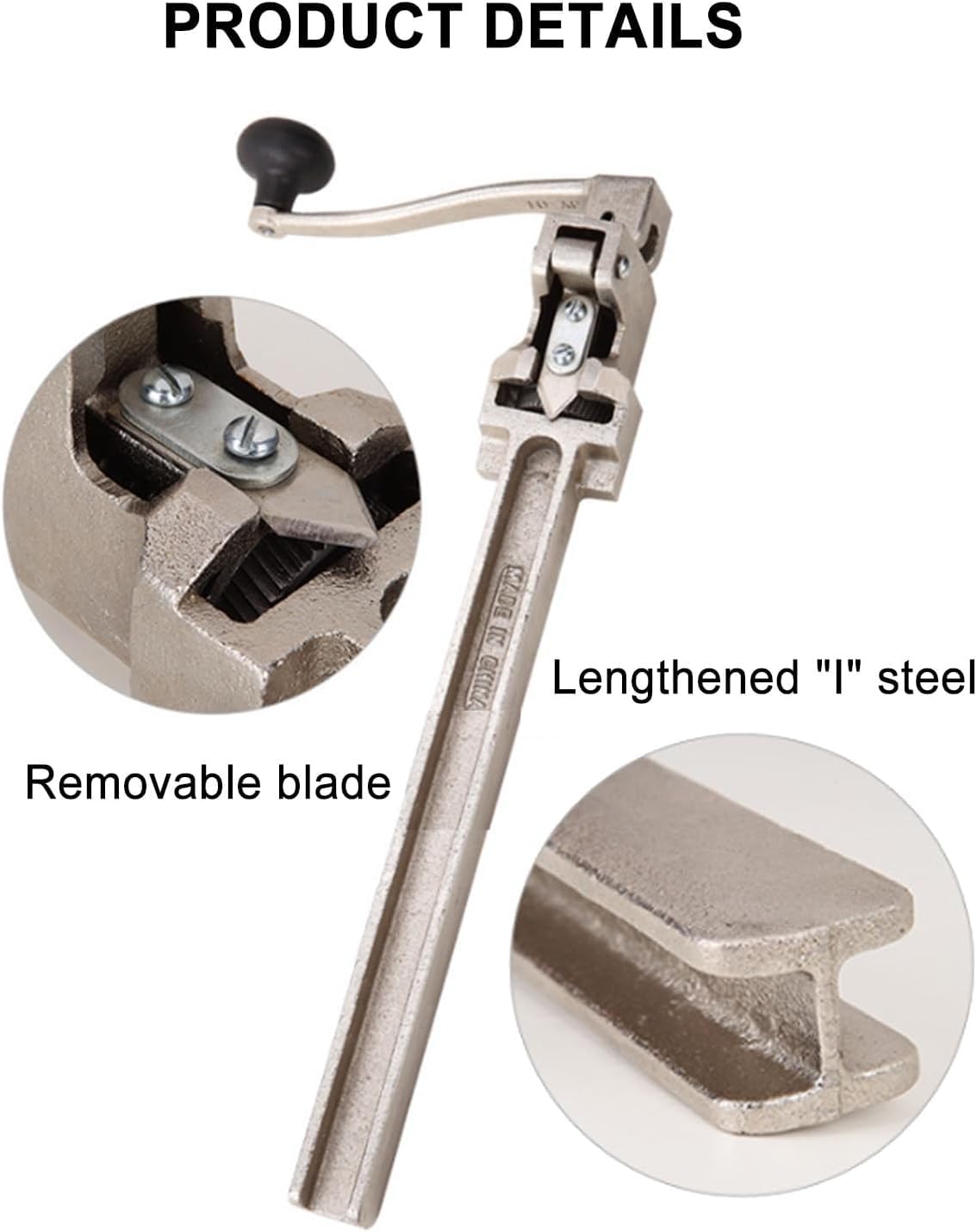 Apriscatole Industriale, Apriscatole Manuale da Tavolo, con Base Rimovibile, in Acciaio Inossidabile, Design Ergonomico, per Scatole di Grandi Dimensioni, Ideale per Ristoranti, Bar E Uso
