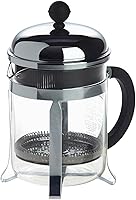 Bodum Chambord 17oz French Press Coffee Maker - Borosilicate Glass Beaker, Stainless Steel Frame, Made in Portugal