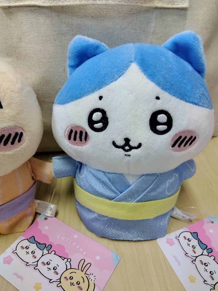 新品未使用 3種セット ちいかわ 浴衣 ぬいぐるみ① ちいかわ 浴衣ぬいぐるみ 3種セット ちいかわ ハチワレ うさぎ