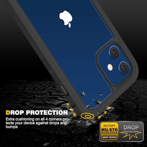 Miniatura 431 de Diaclara - Funda diseñada para iPhone 14 Pro Max, resistente, de cuerpo completo, con protector de pantalla sensible al tacto y antiarañazos + Blanco