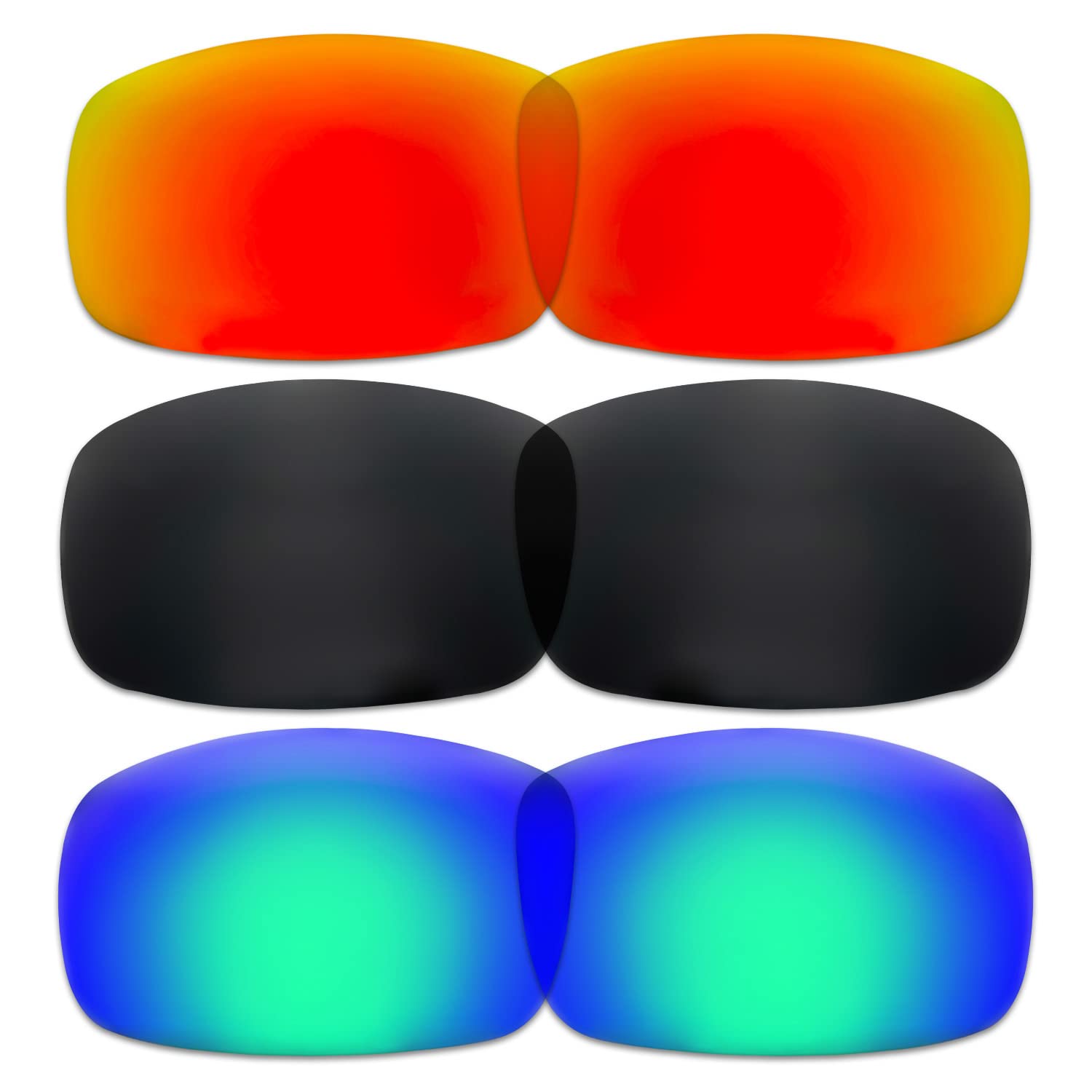 Compatibile/Sostituzione Lenti per Spy Optic Logan insieme a 3 Colore