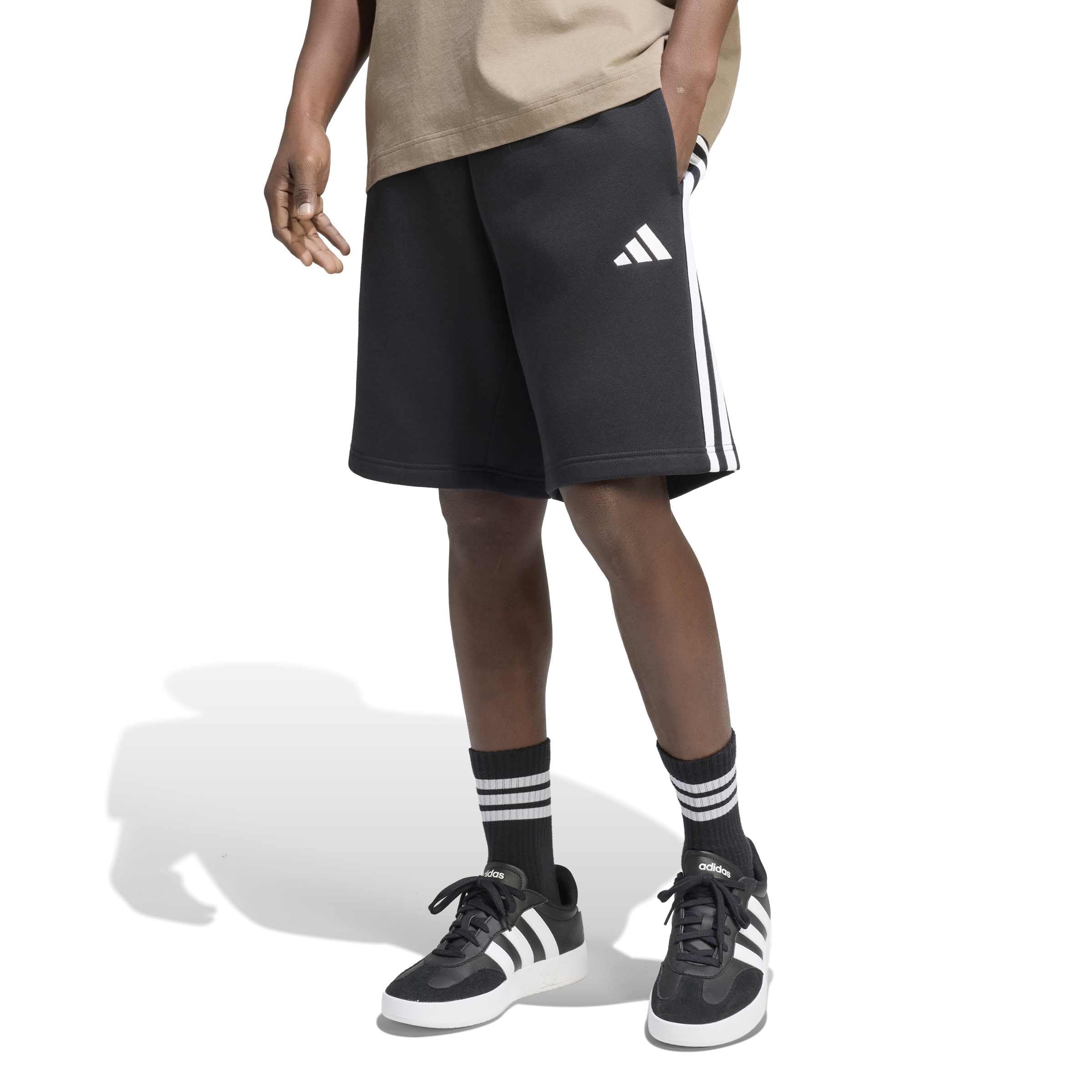 adidas Herren Shorts Essentials 3-Stripes Fleece