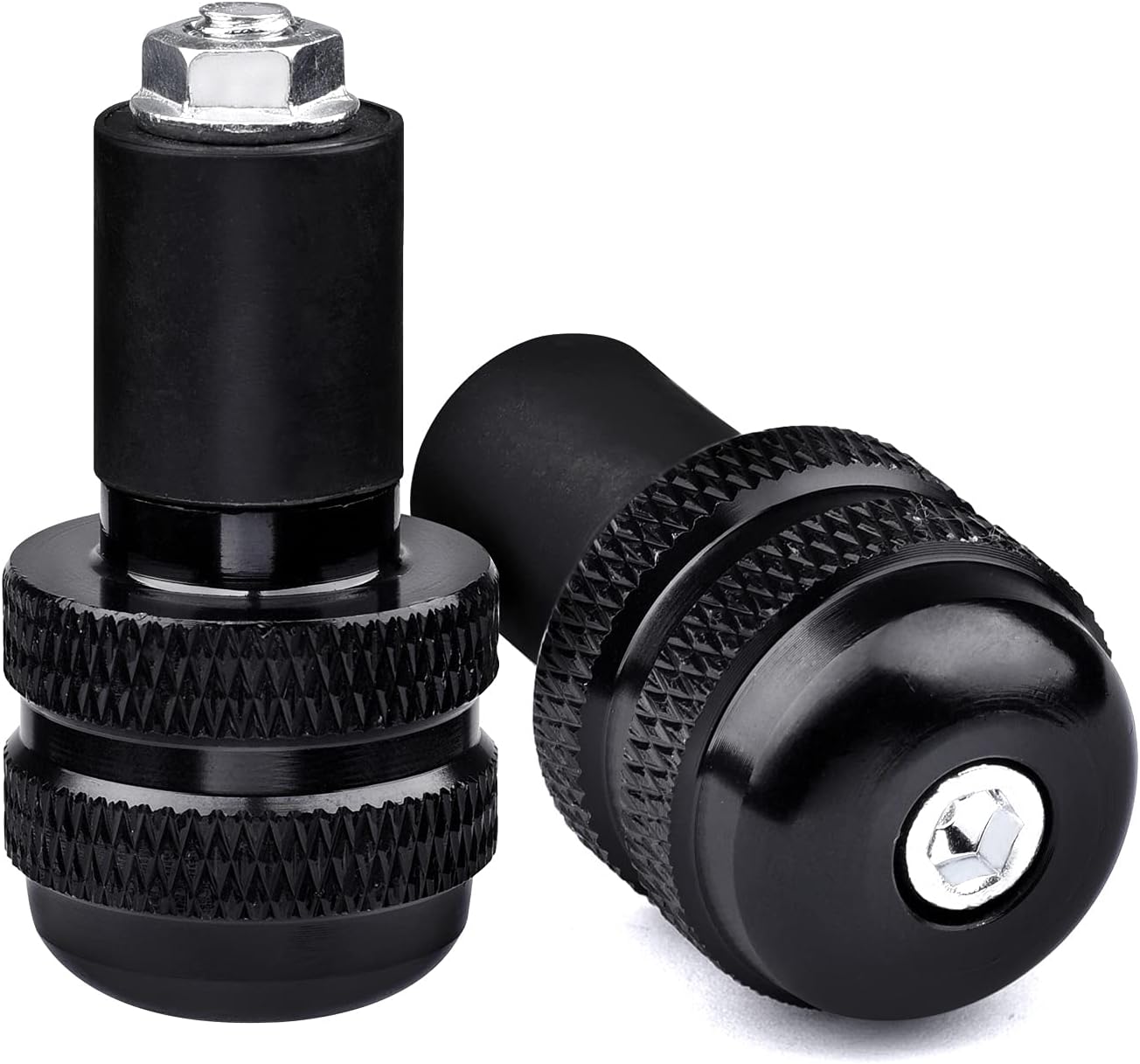 Tapones universales para barra de motocicleta, 7/8 pulgadas, antivibración, agarre universal para la mayoría de motocicletas Tapones universales para barra de motocicleta, 7/8 pulgadas, antivibración, agarre universal para la mayoría de motocicletas