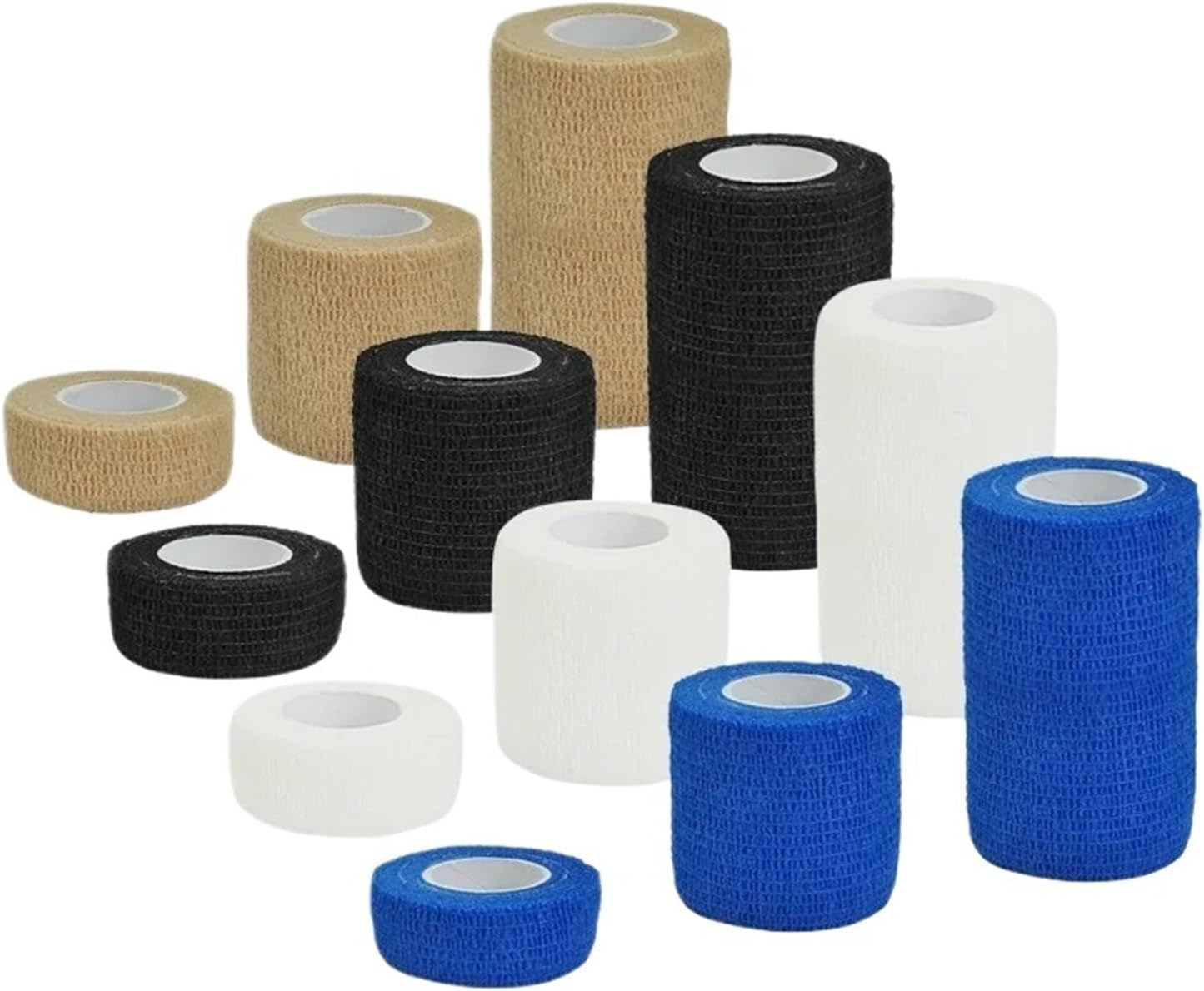 Elastic Bandage 1/6/10 Rolls Self Adhesive Elastic Bandage Breathable Kinematic Tape Wrapped Finger Wrist Ankle Stretch Bandage