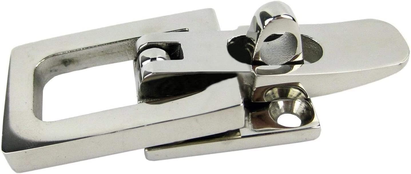 Slide Latch,Gate Bolt Lock,Bolt Sliding Door Lock, 70mm28mm 1pcs Stainless Steel Anti-Rattle Latch Boat Locker Hatch Heavy Marine Fastener Clamp New Marine Hardware