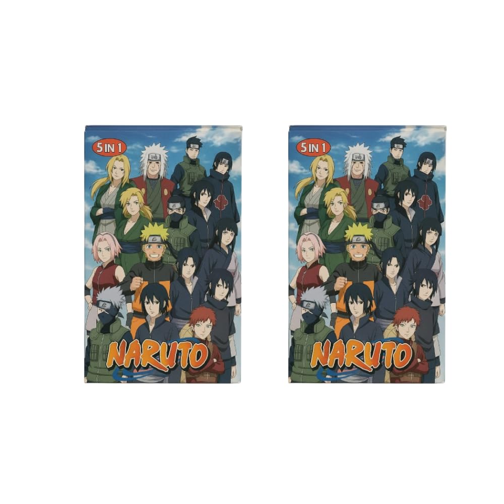 Noruto Anime Ninja Trading Cards Set – 52 PCS Collectible Deck for