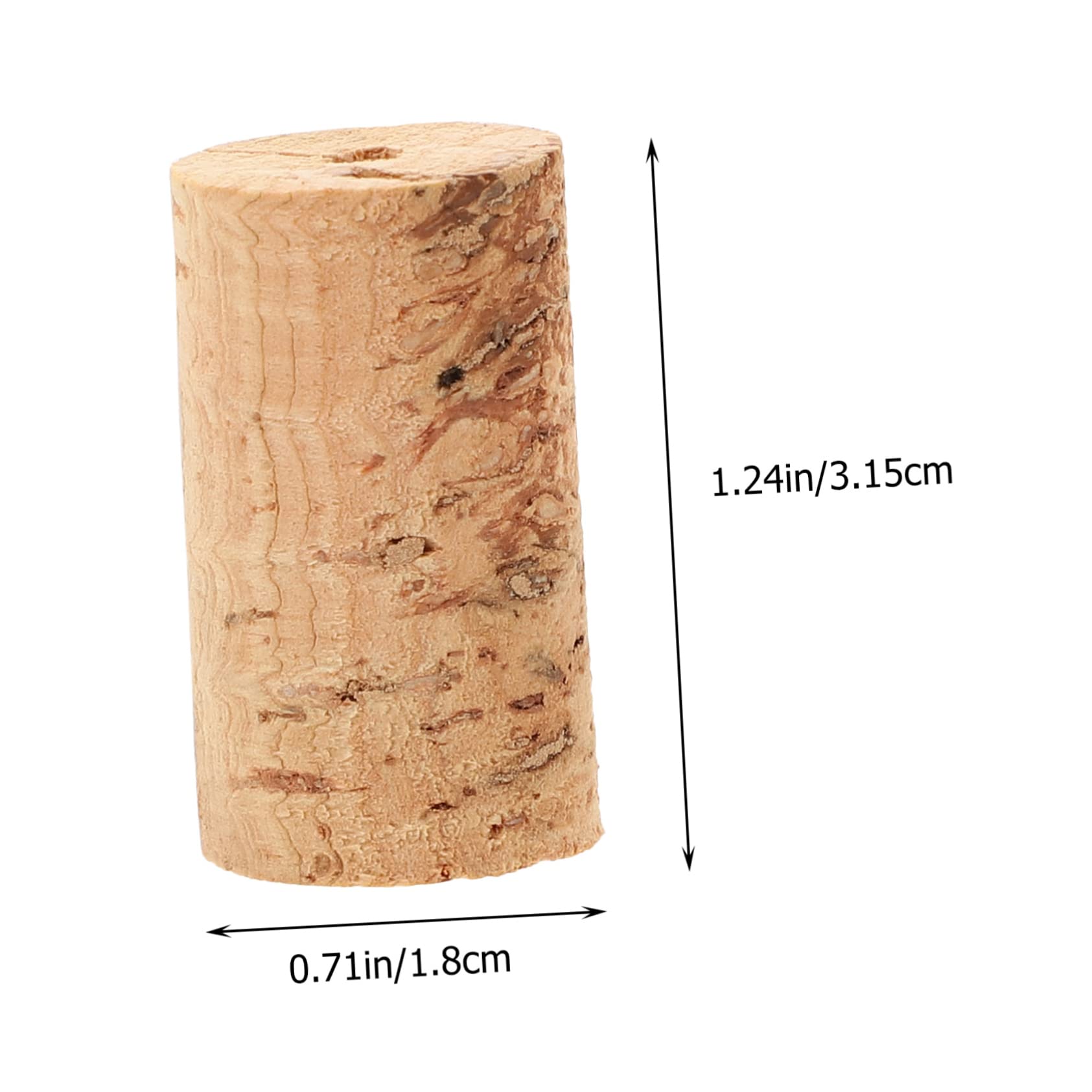 FUNOMOCYA Flute Cork Plug Replacement Kit 2 Pack Wood Clarinet Cork for Flute Repair Parts